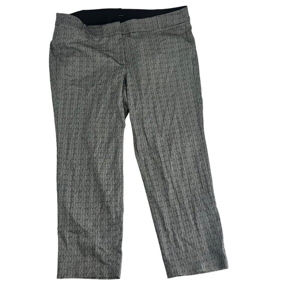 The Allie 22R Gray Patterned Womens Dress Pants Stretch - Picture 1 of 6